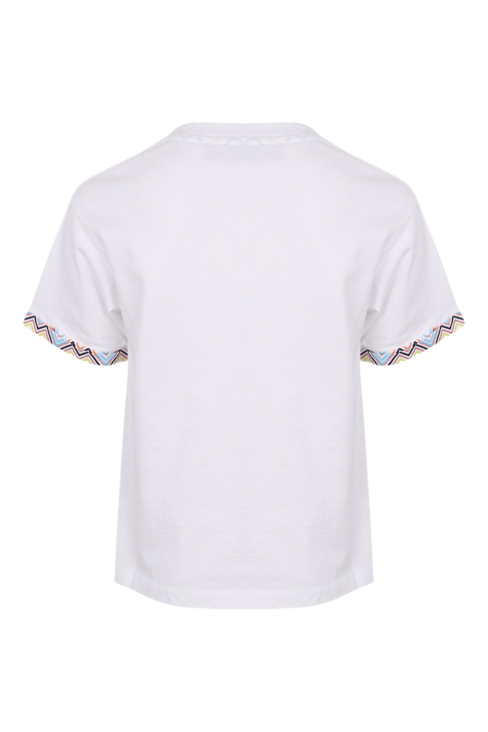 Load image into Gallery viewer, Boys Missoni Print Logo White T-shirt
