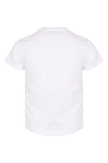 Boys White Azure Yellow T-Shirt