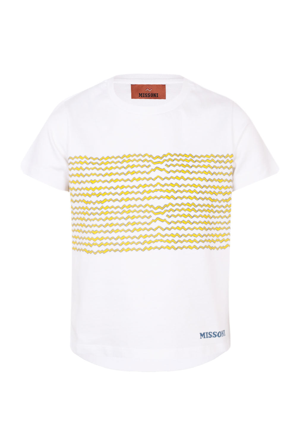 Load image into Gallery viewer, Boys White Azure Yellow T-Shirt

