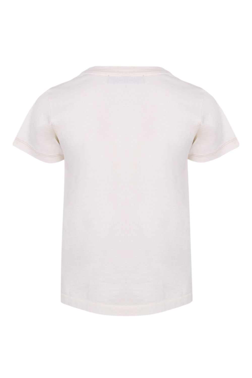 Boys Zigzag Logo Ivory Top