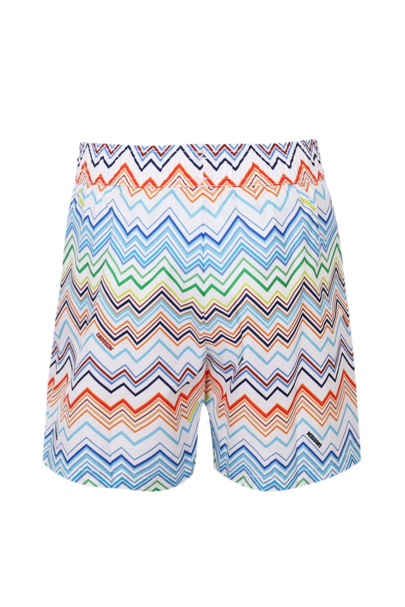 Boys Zigzag Pattern Colorful Shorts