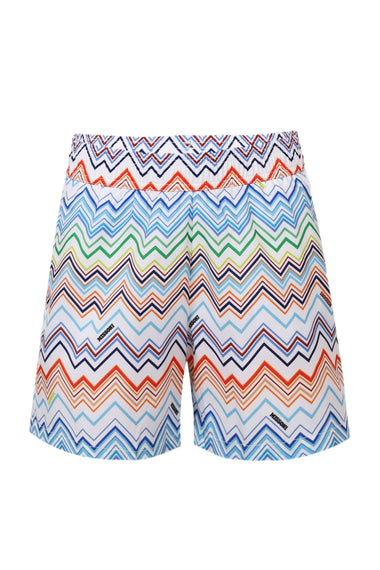Boys Zigzag Pattern Colorful Shorts