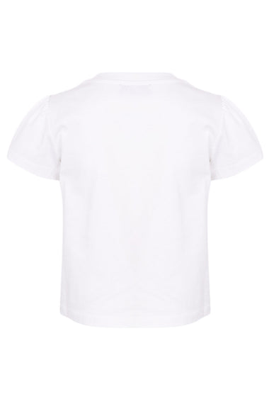 Girls Missoni Logo Print White Top