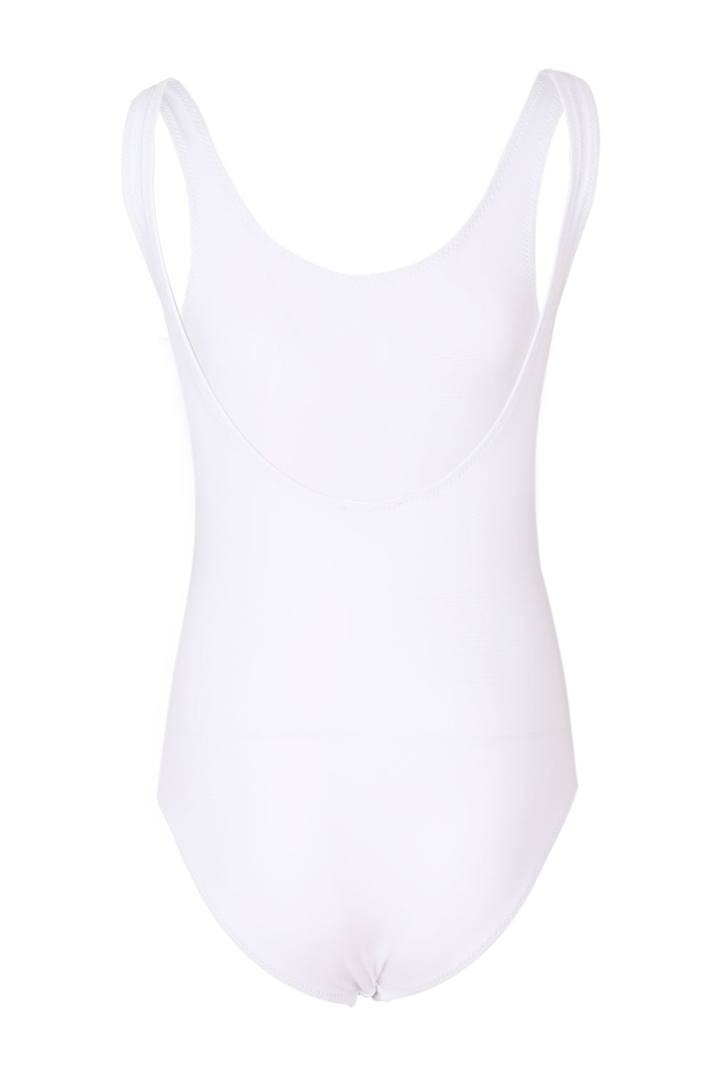 Girls Logo Print Swimsuit White