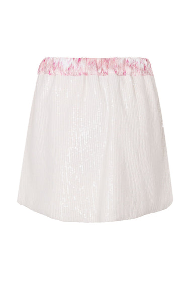 Girls Textured Trim Skirt