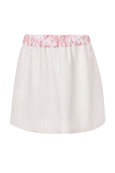Girls Textured Trim Skirt