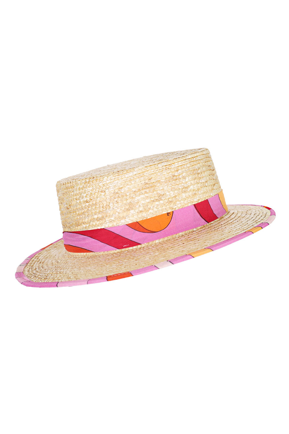 Load image into Gallery viewer, Girls Beige Straw Boater Hat
