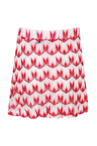 Girls Knit Fabric Fuchsia Multicolor Pattern Sarong