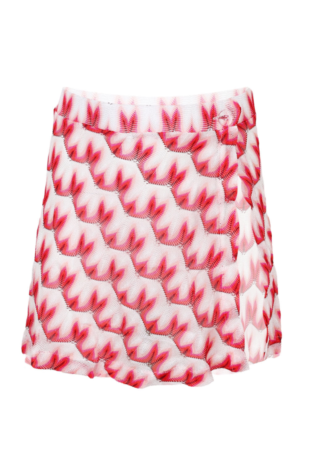 Load image into Gallery viewer, Girls Knit Fabric Fuchsia Multicolor Pattern Sarong
