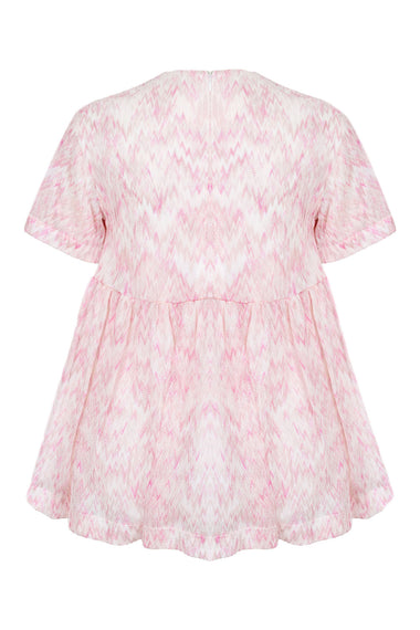 Girls Knitted Fabric Rosa Fuchsia Dress