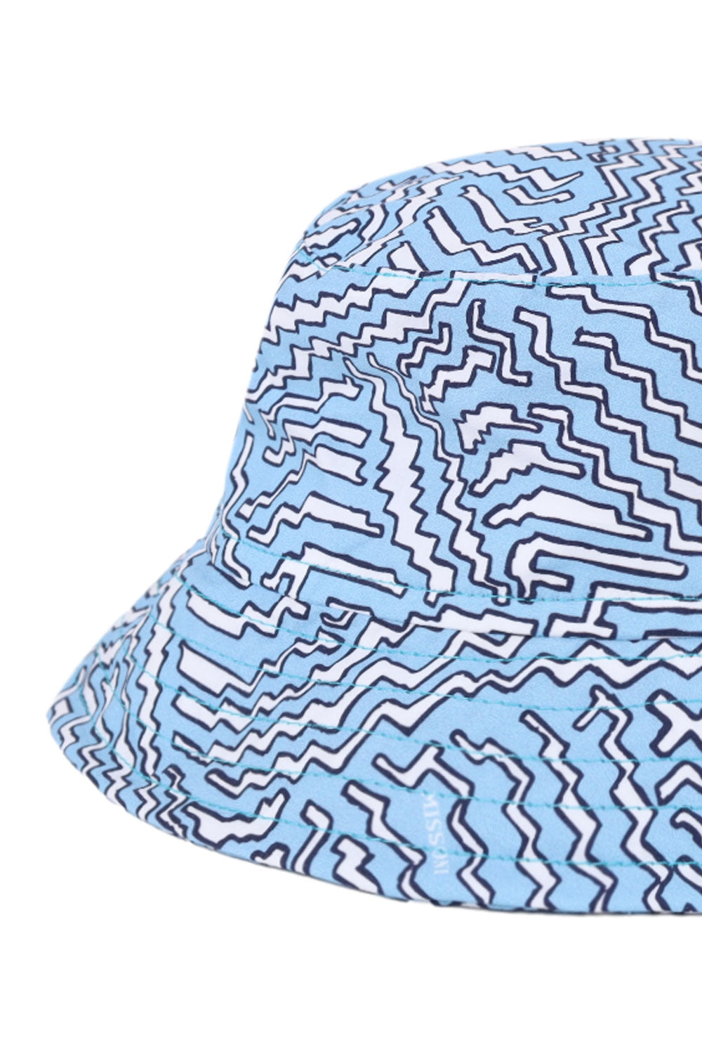 Load image into Gallery viewer, Kids Light Blue Pattern Bucket Hat
