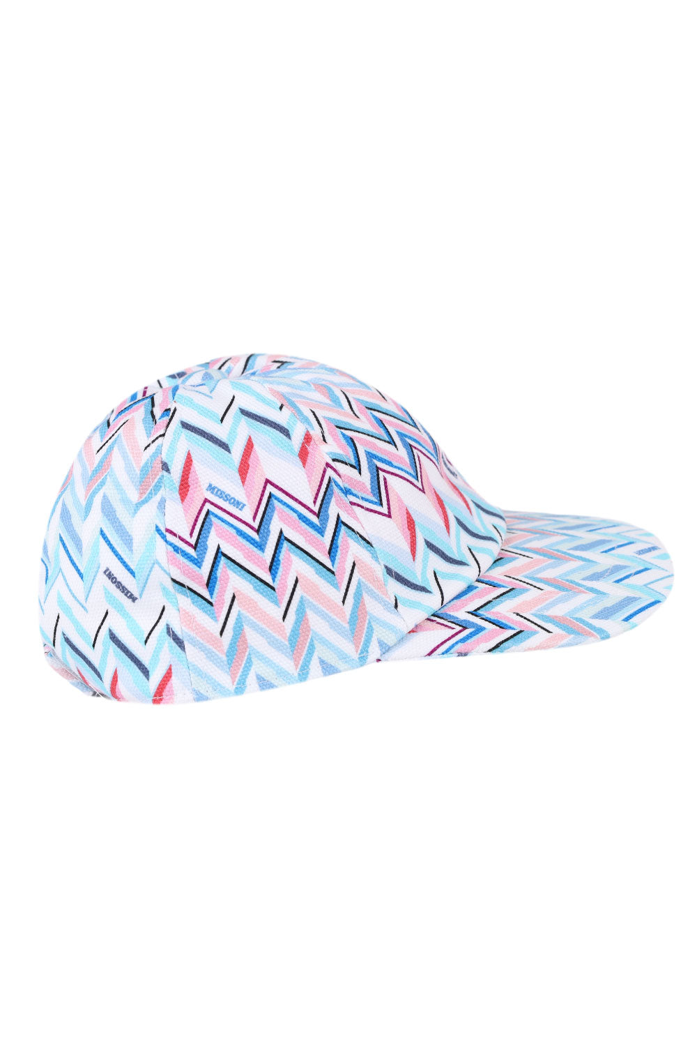 Load image into Gallery viewer, Kids Zigzag Print Blue with Pink Hat
