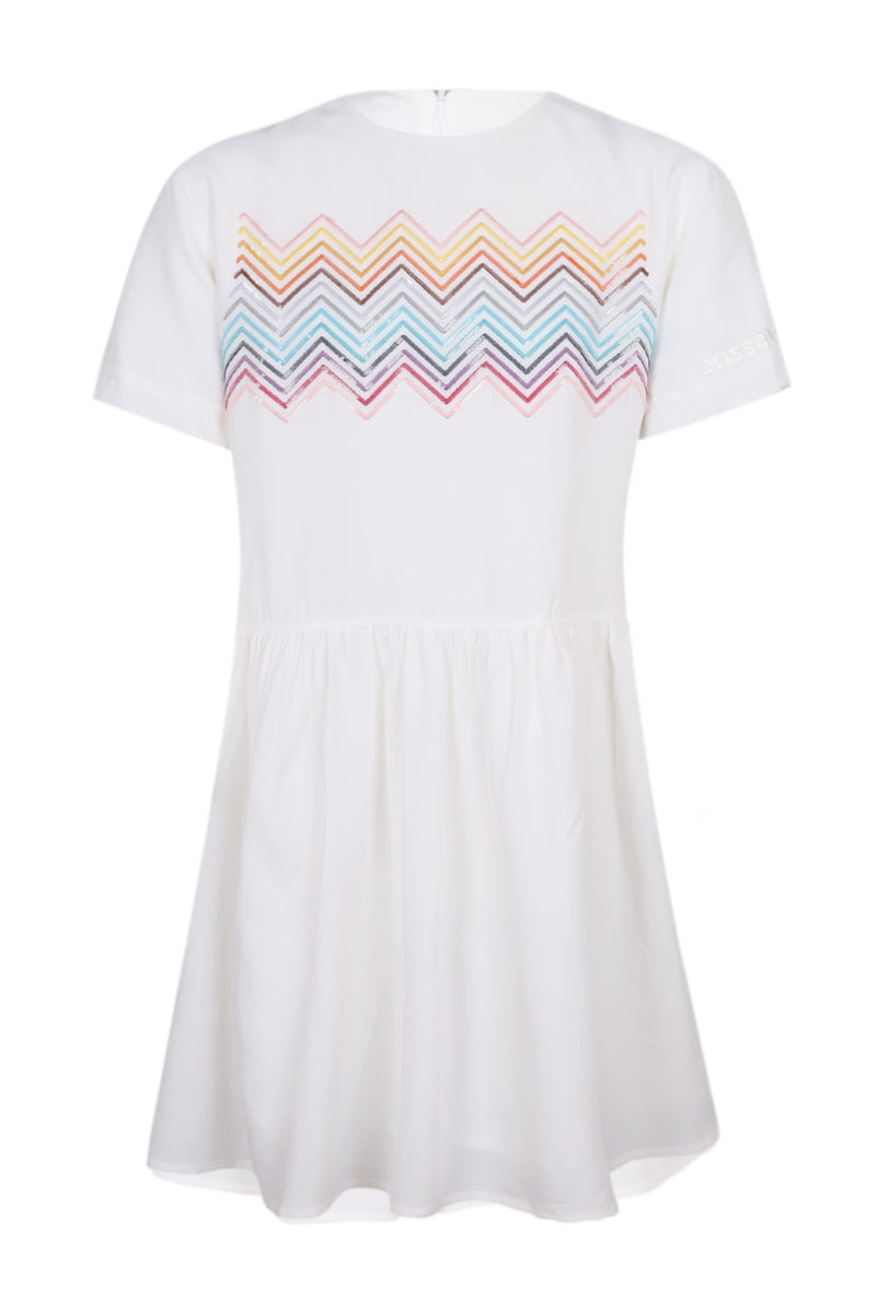 Woven Dress White/Multi