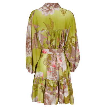 Mistletoe Print Aimee Mini Dress - Dress