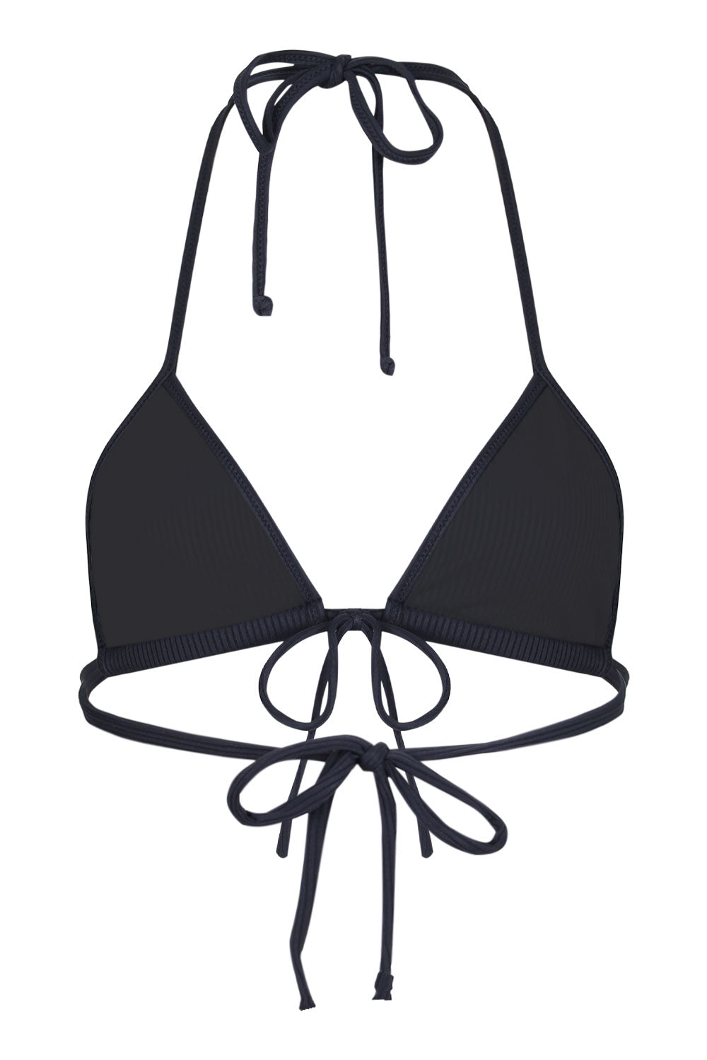 Load image into Gallery viewer, Black Rib Binded Emma Top

