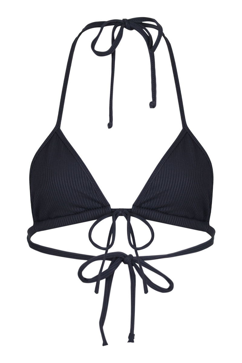 Black Rib Binded Emma Top