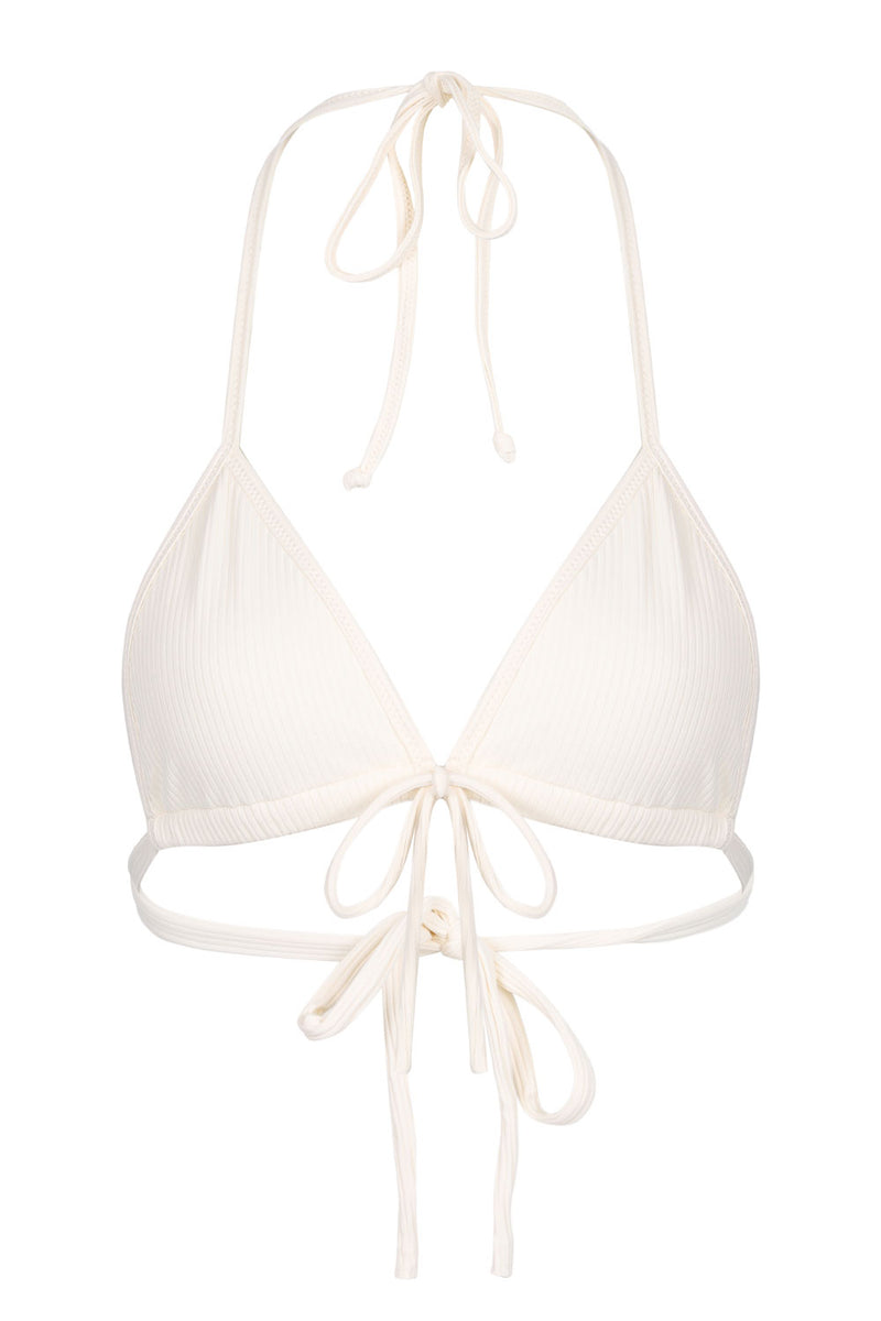 Cream Rib Binded Emma Top