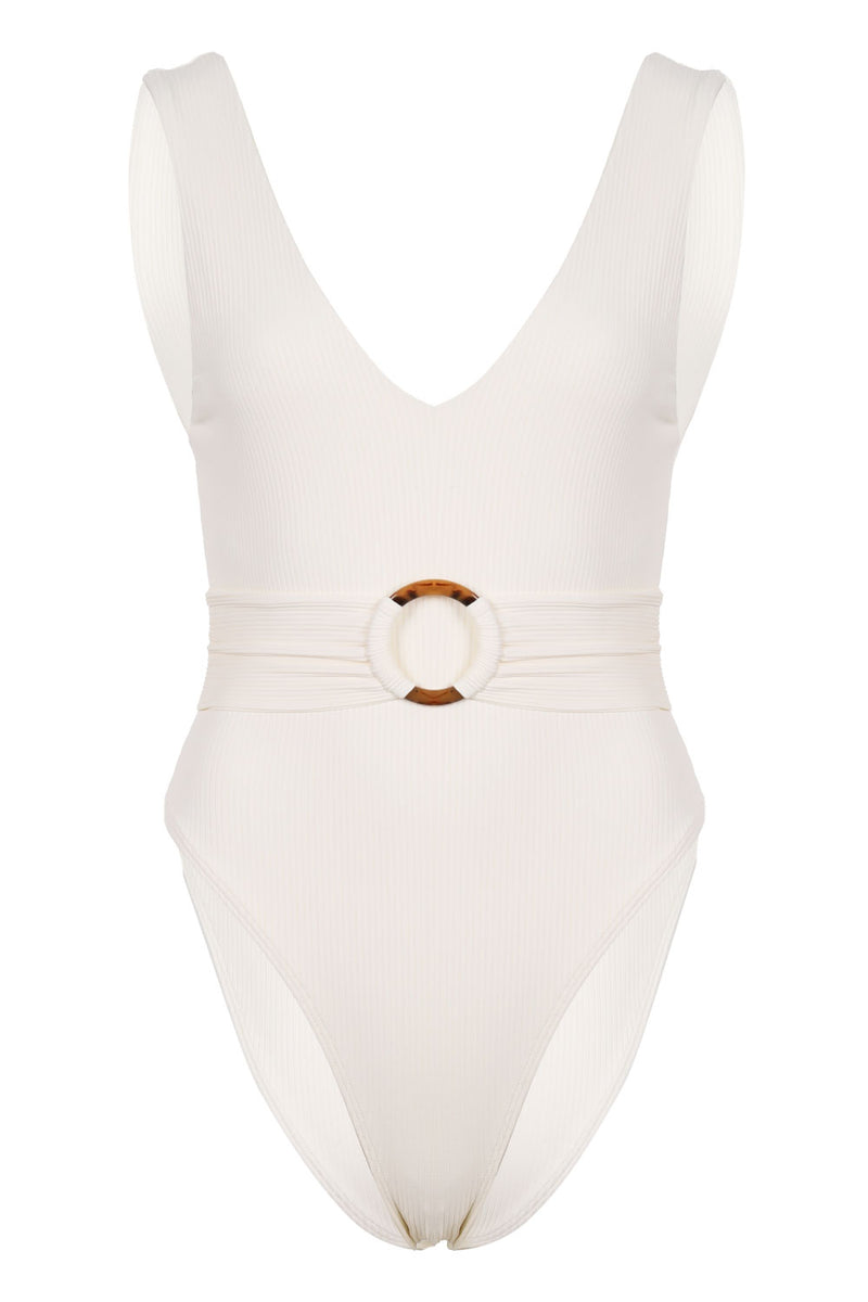 Cream Rib Kim One Piece
