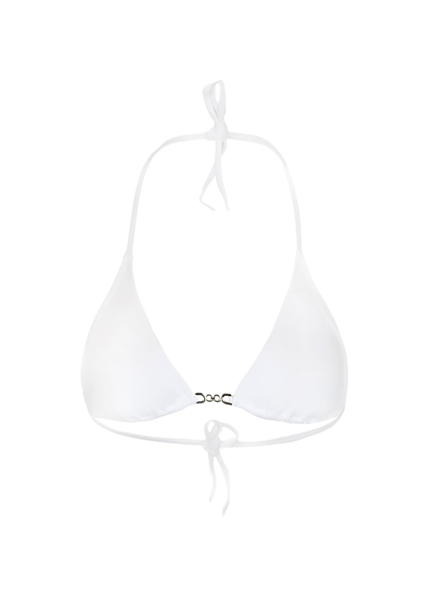Load image into Gallery viewer, Monza Triangle Bikini Top White - Bikini Top
