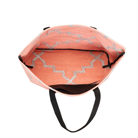 Pastel Pink Beach Bag