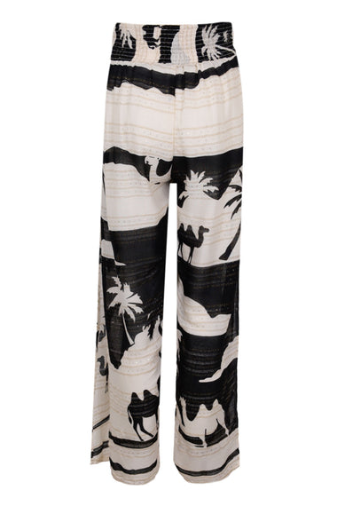 Kha Palm Trees Pant Black