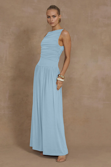 Nalla Maxi Dress Ice Blue - Dress