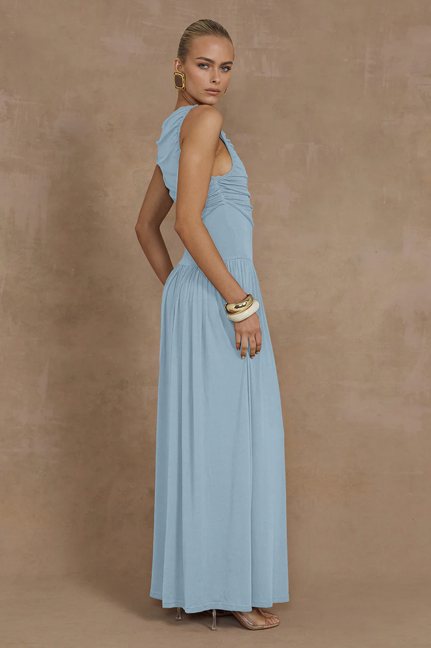 Load image into Gallery viewer, Nalla Maxi Dress Ice Blue - Dress
