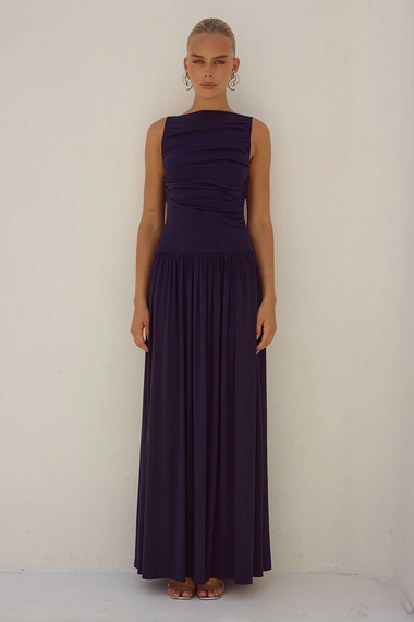 Nalla Maxi Dress Navy - Dress