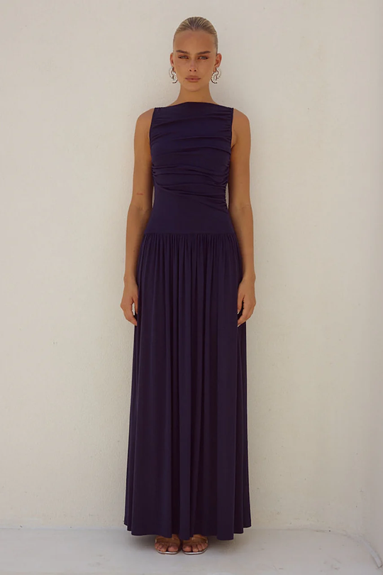 Nalla Maxi Dress Navy - Dress