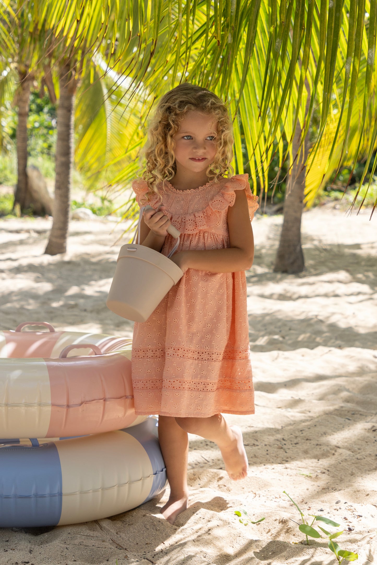 Natasha Girls Dress Strawberry