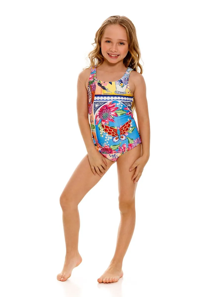 Load image into Gallery viewer, Nate Kids One Piece - Girls One Piece
