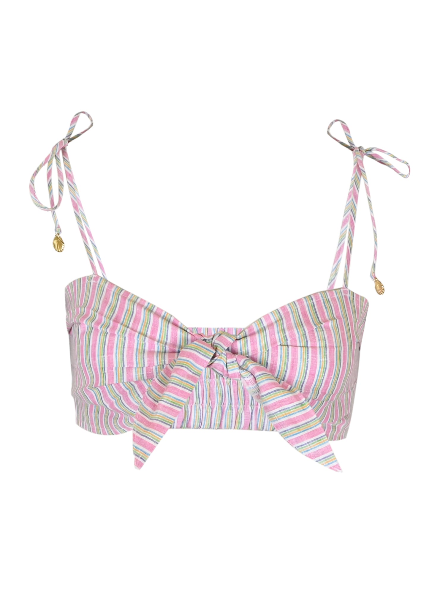 Bralette Top Pink Stripe