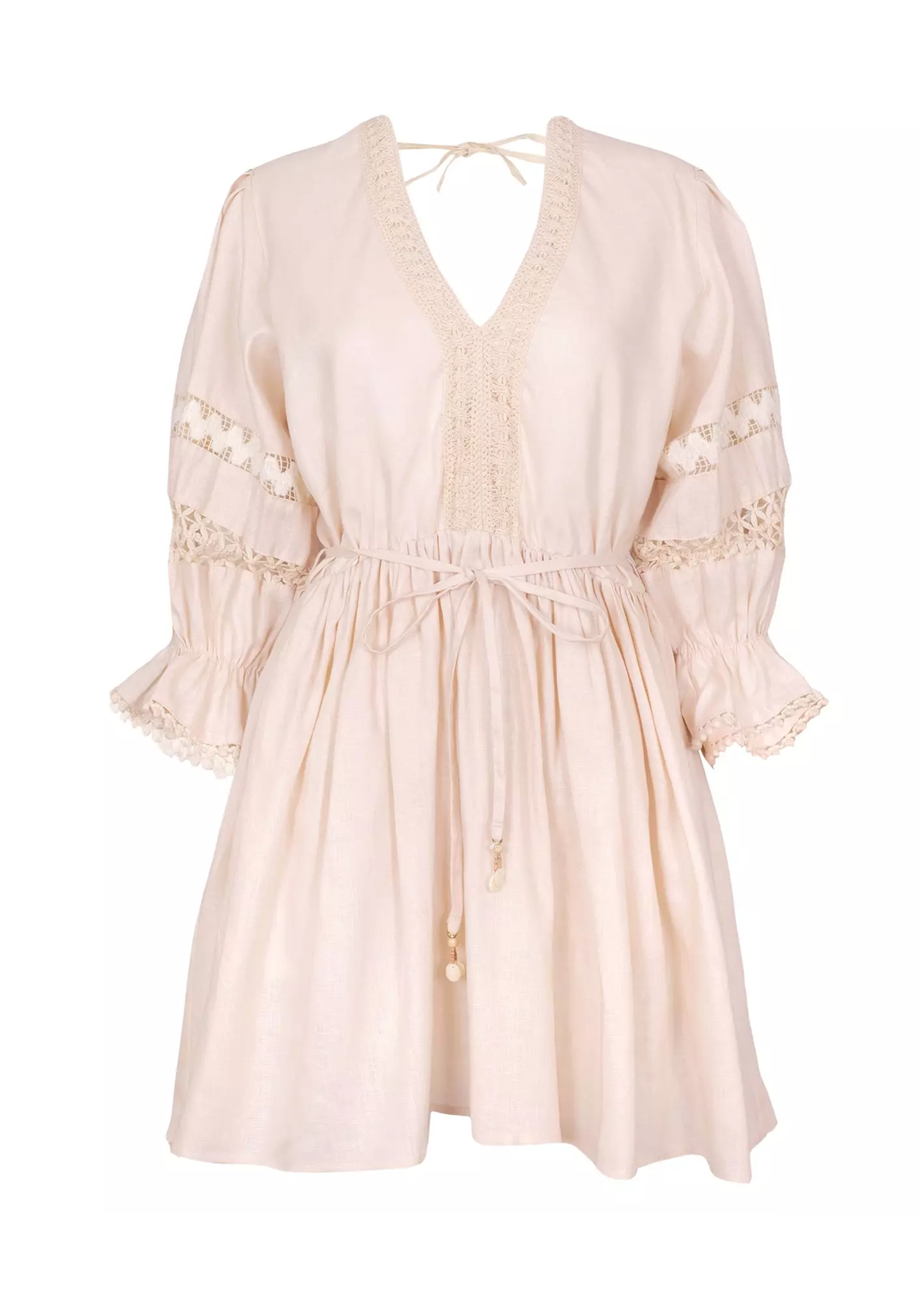 Load image into Gallery viewer, Dress Linen Beige
