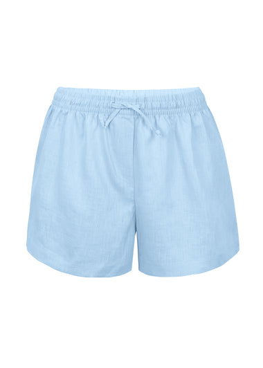 Linen Short Blue