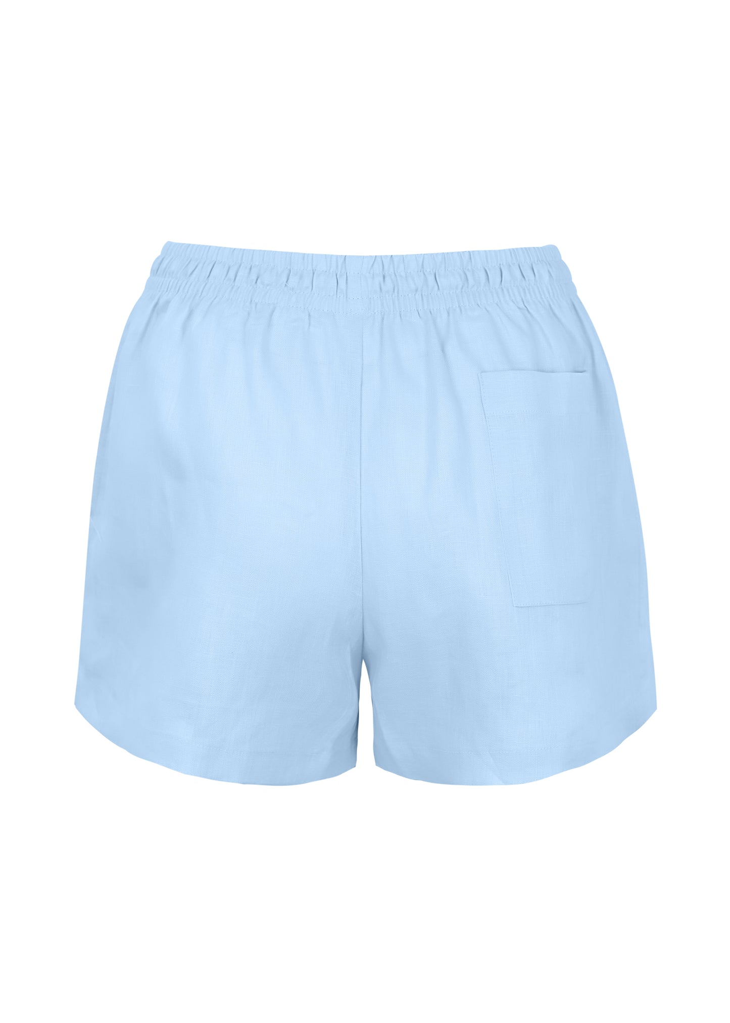 Linen Short Blue
