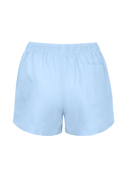 Linen Short Blue