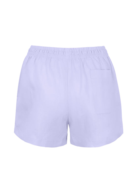 Linen Short Purple