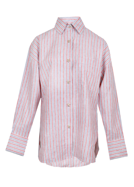 Shirt Orange Stripe