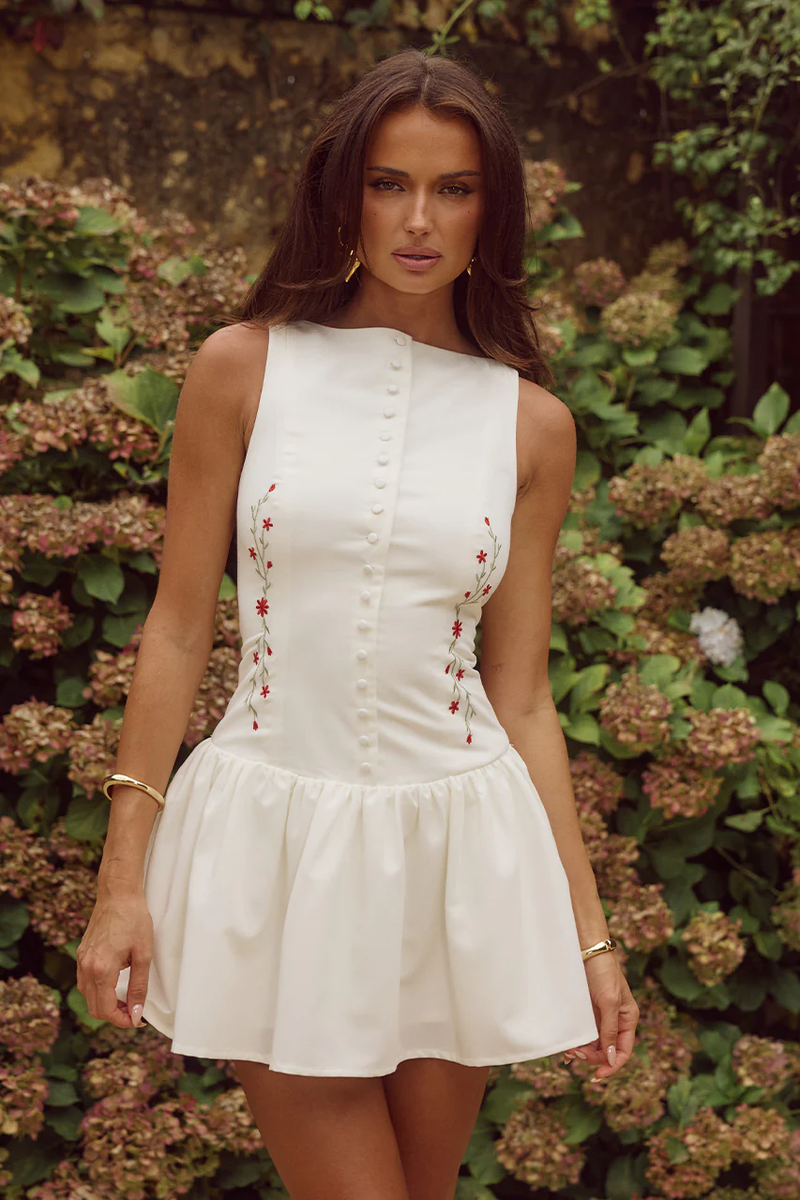 Nevah Mini Dress White