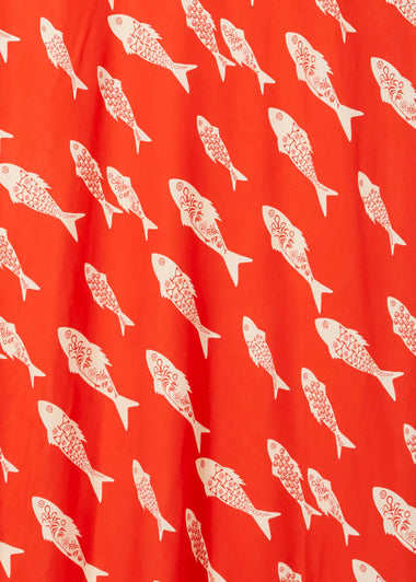Red Marina Dorris Skirt