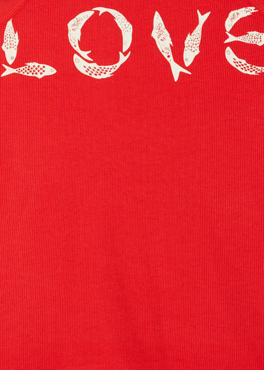 Red Fish Love Tank Top