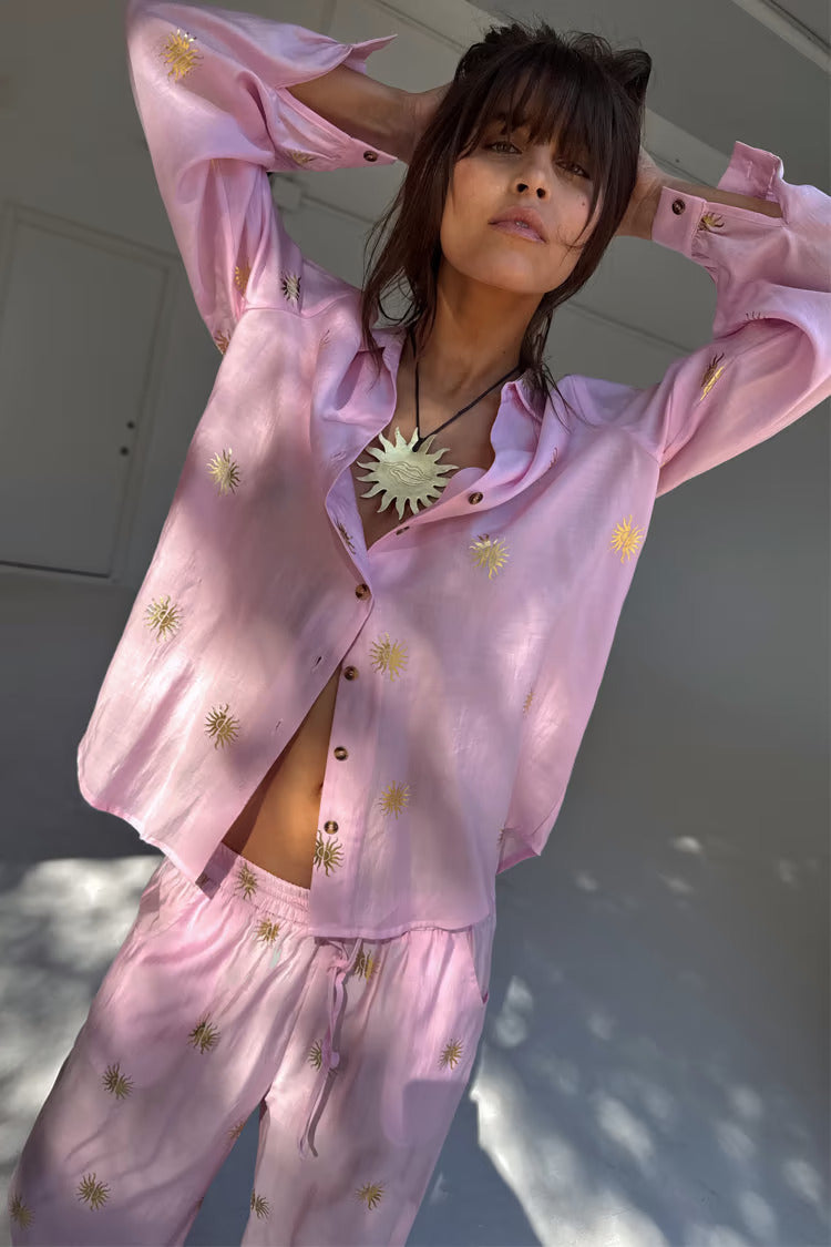 Pink Miley Shirt with Sun Foil