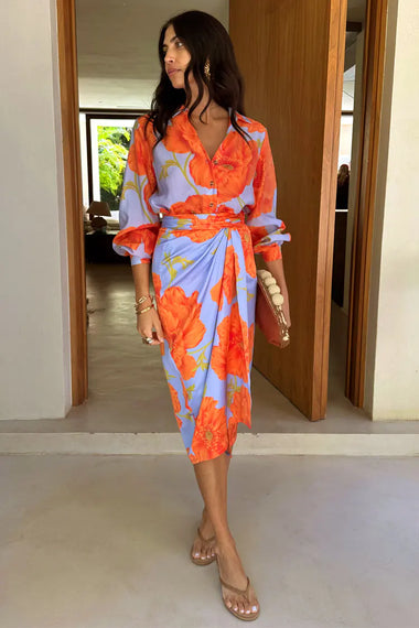 Blue Poppy Jaspre Skirt