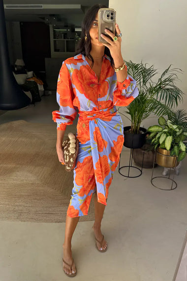 Blue Poppy Jaspre Skirt