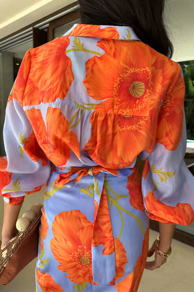 Blue Poppy Miley Shirt