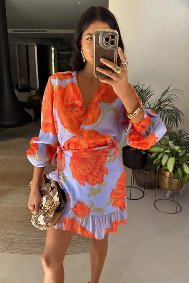 Blue Poppy Miley Shirt