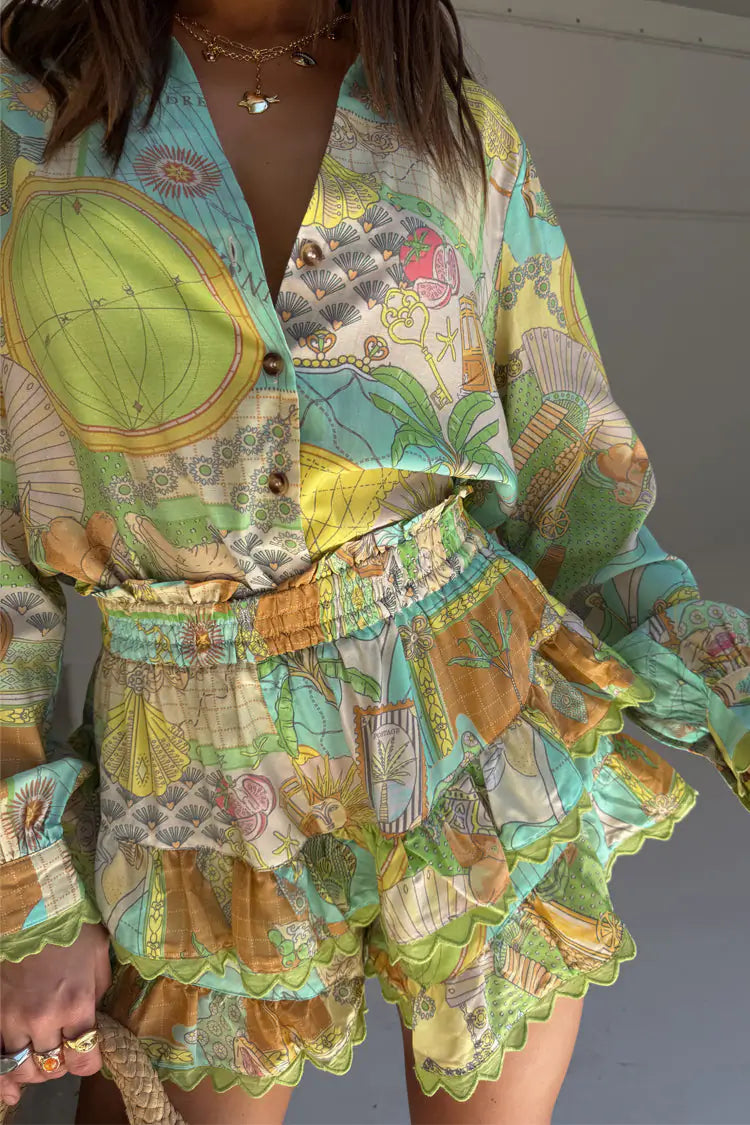 Load image into Gallery viewer, Isla Ruffle Shorts
