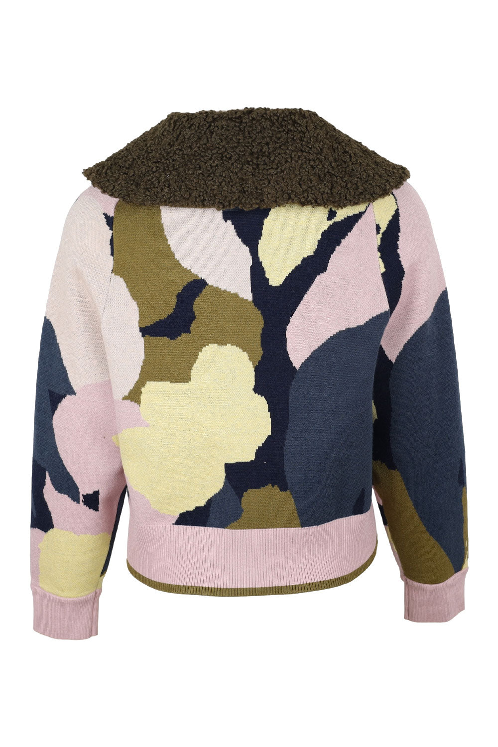Load image into Gallery viewer, Teal Mara Abstract Cheryl Cardigan
