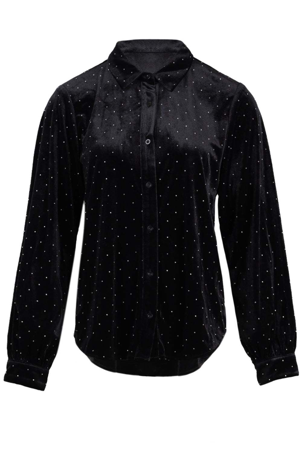 Load image into Gallery viewer, Black Velvet Cristi Shirt
