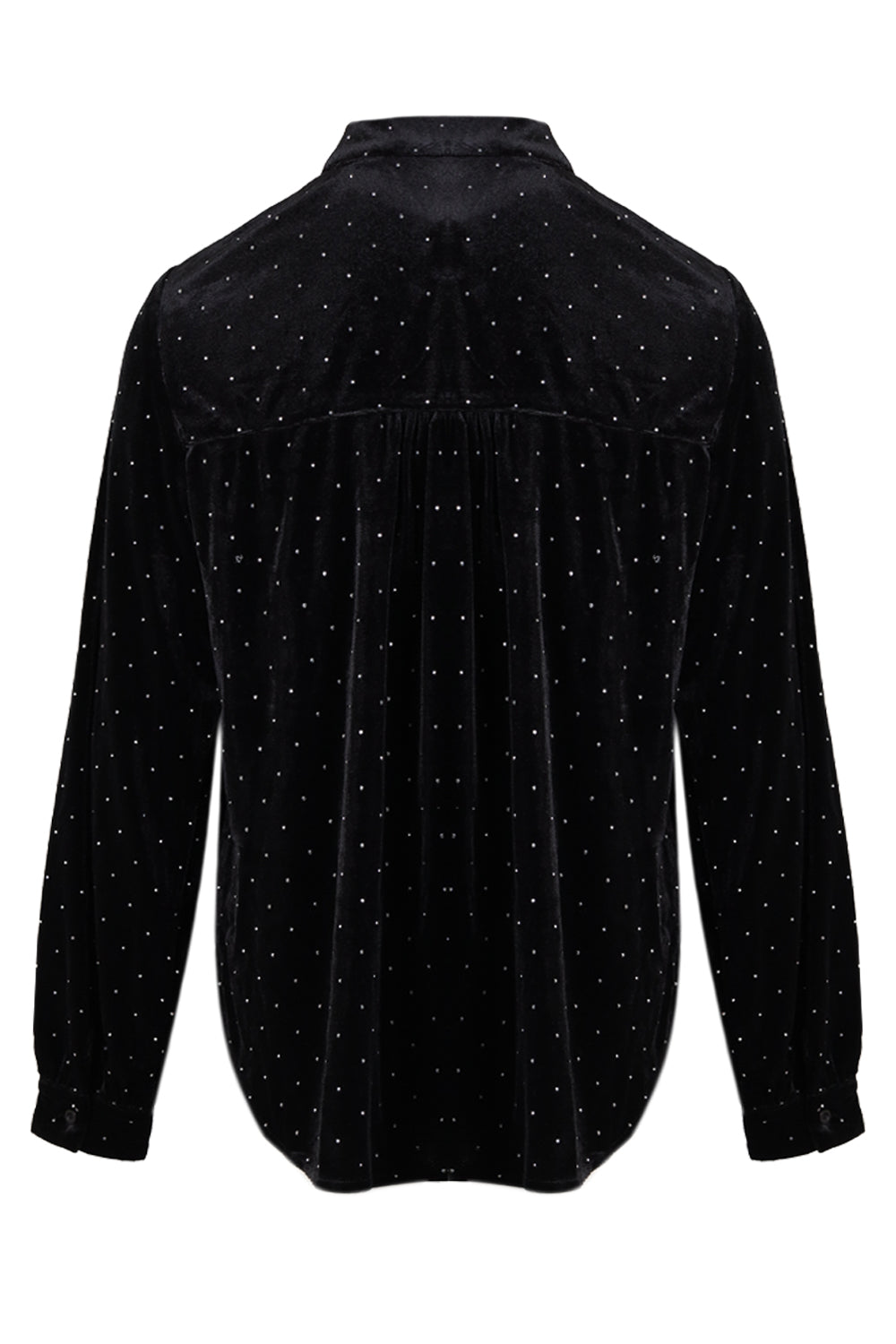 Load image into Gallery viewer, Black Velvet Cristi Shirt
